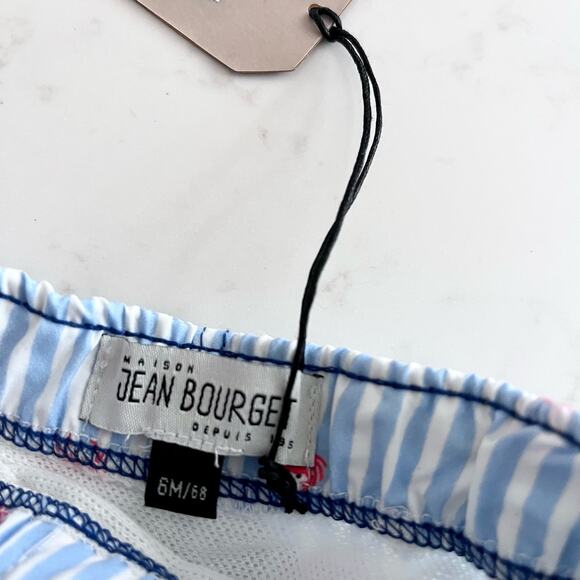 Jean Bourget boys swim trunks bathing suit size 6 months NWT - Picture 3 of 5